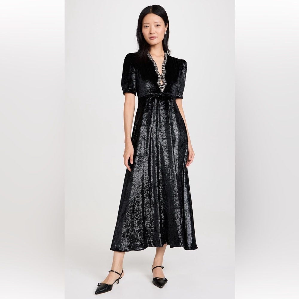SALONI Tabitha Velvet Gown